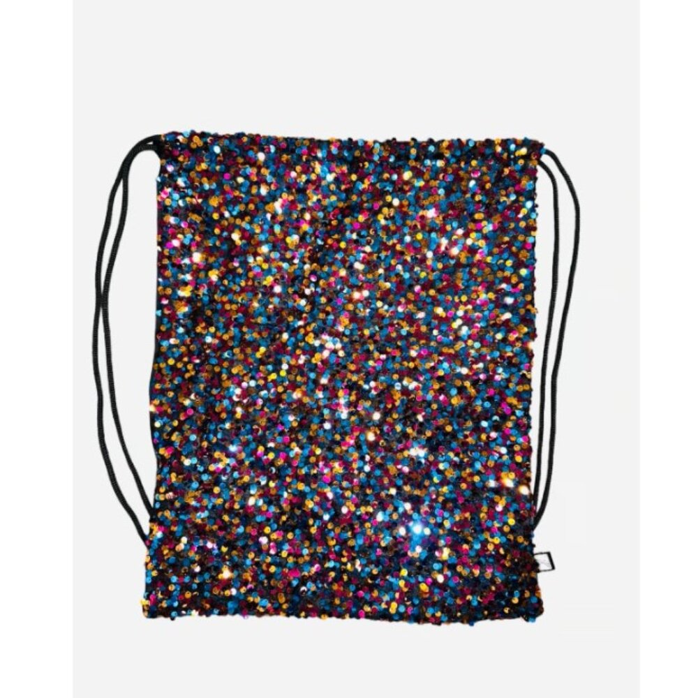Lularoe Sequin Drawstring Bag Backpack - image 3
